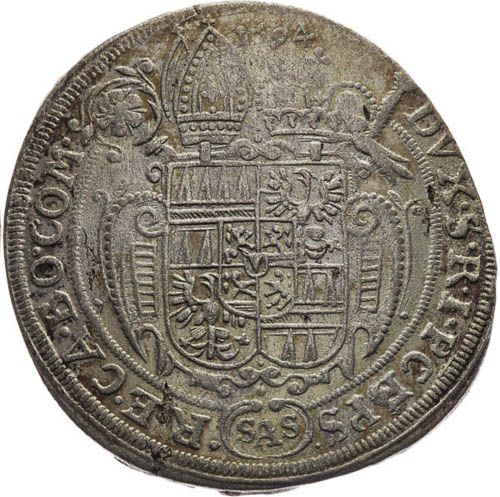 XV Krejcar 1694 - revers