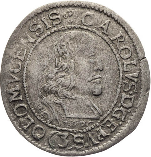 3 Krejcar 1668 - avers