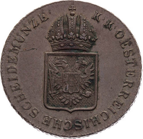 Grajciar 1816 - averz