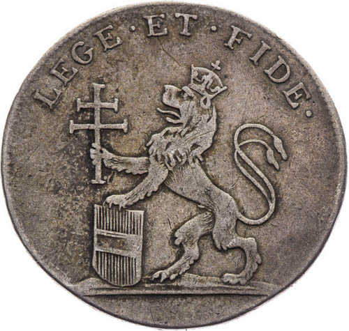 Žetón 1792 - reverz