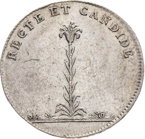 Žetón 1808 - reverz