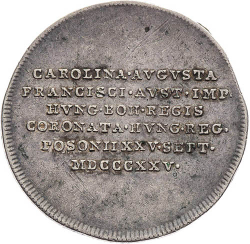 Žetón 1825 - averz