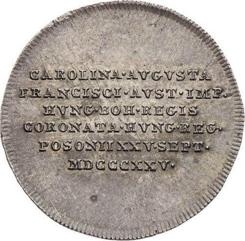 Žetón 1825 - averz