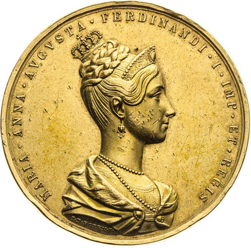 Medaila 1836 - averz