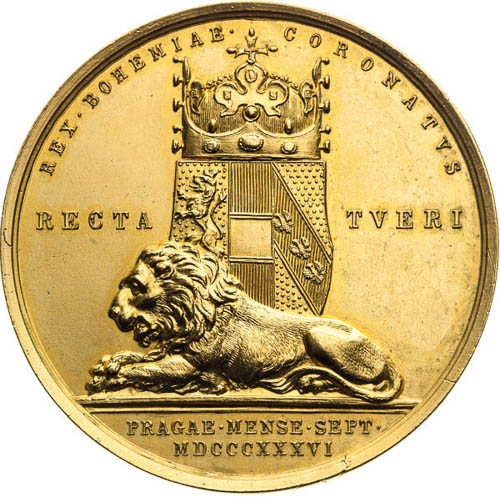 Medaila 1836 - reverz