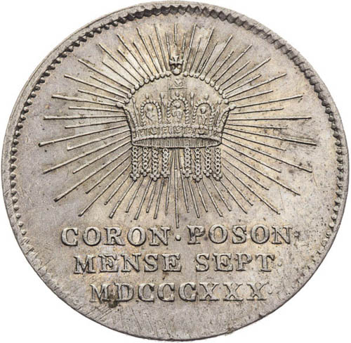 Žetón 1830 - reverz