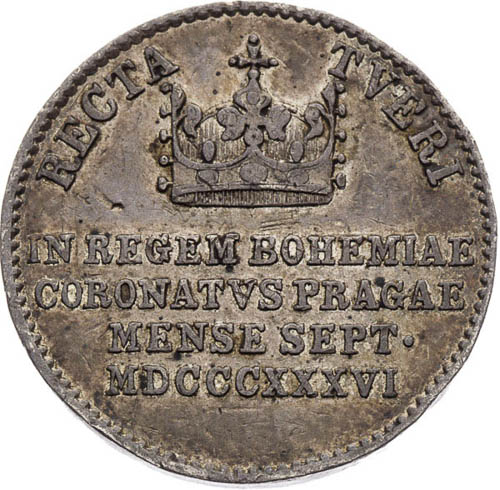 Žetón 1836 - reverz