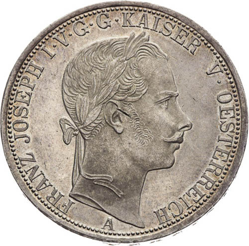 Spolkový Tolar 1864 - avers