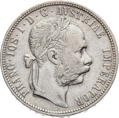 Zlatník 1884 - averz