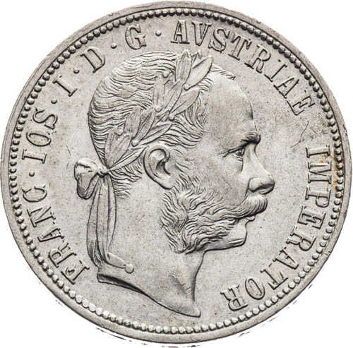Zlatník 1891 - averz