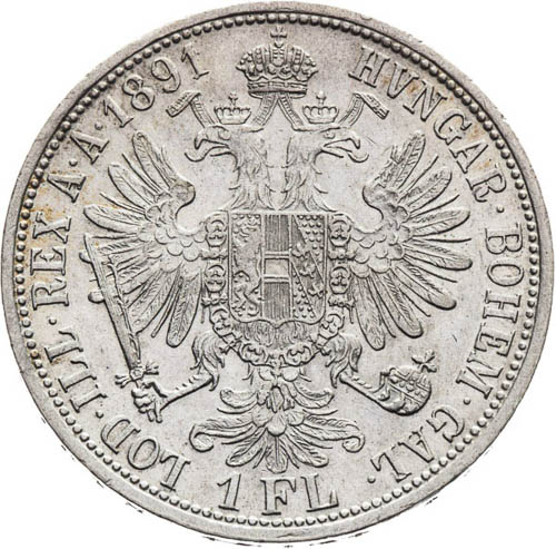 Zlatník 1891 - reverz