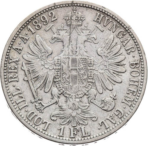 Zlatník 1892 - reverz