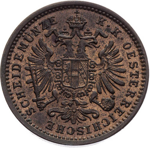 1 Grajciar 1891 - averz