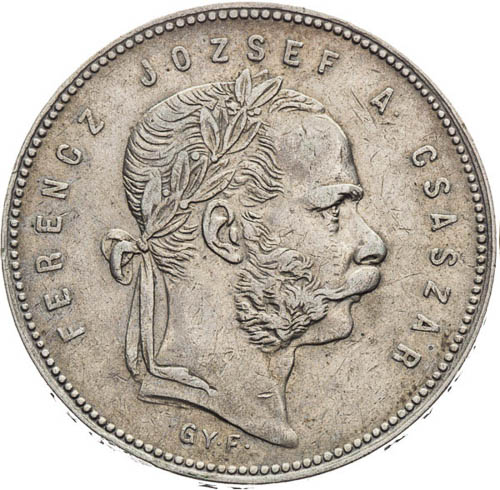 Zlatník 1869 - avers
