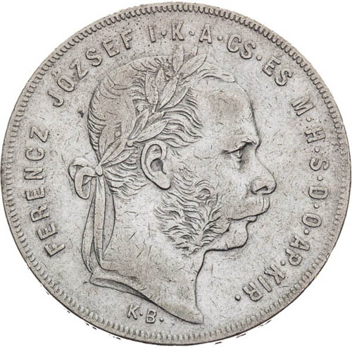 Zlatník 1875 - avers