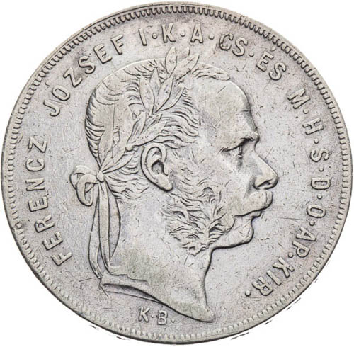 Zlatník 1877 - avers