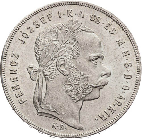 Zlatník 1878 - avers