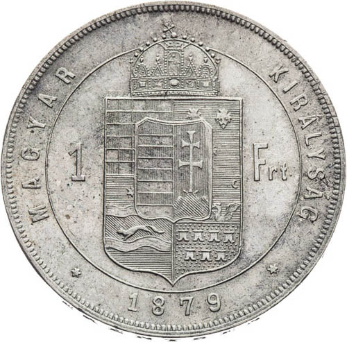 Zlatník 1879 - revers