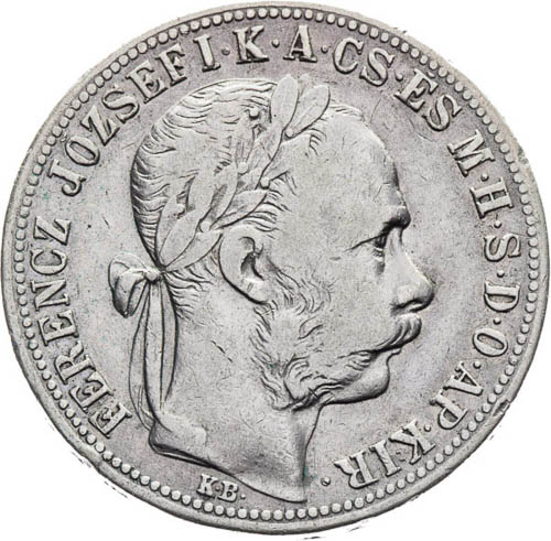 Zlatník 1887 - avers