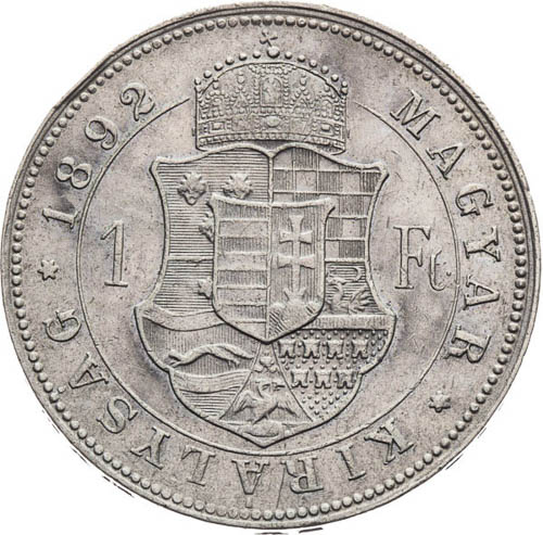 Zlatník 1892 - reverz