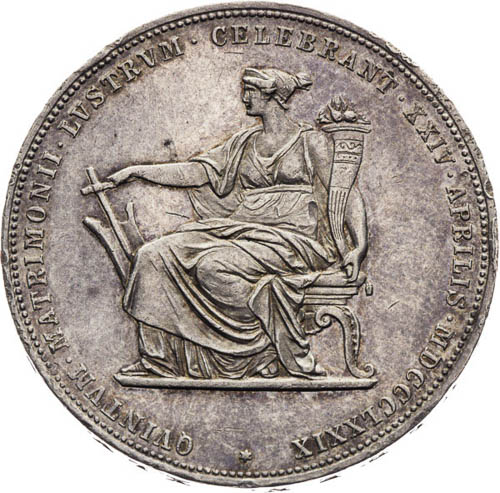 2 Zlatník 1879 - reverz
