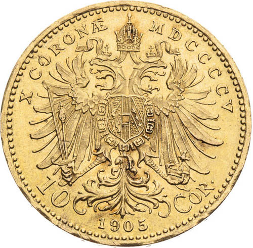 10 Korona 1905 - revers