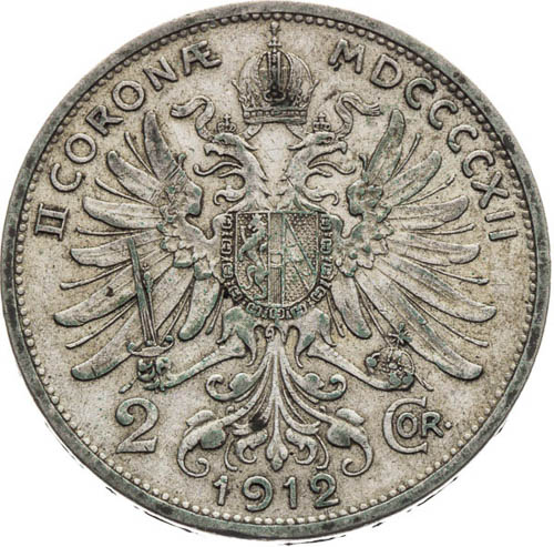 2 Korona 1912 - revers