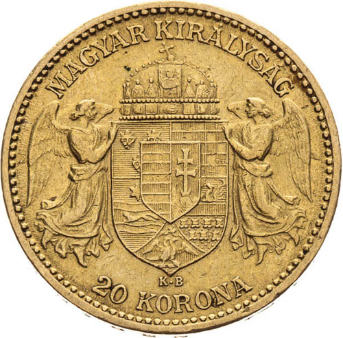 20 Korona 1892 - revers