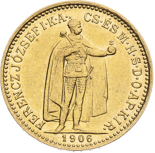 10 Korona 1906 - avers