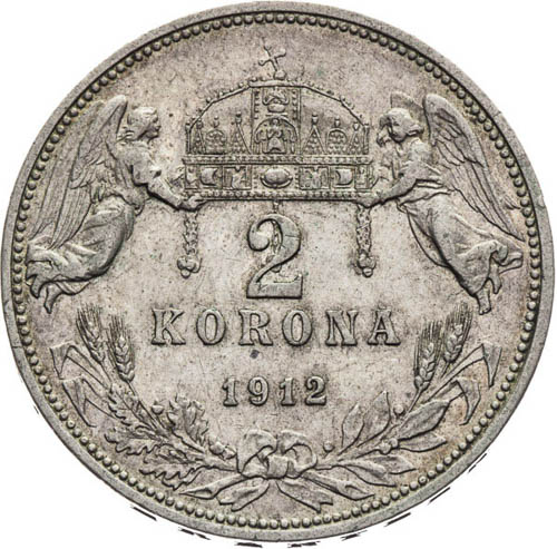 2 Korona 1912 - reverz