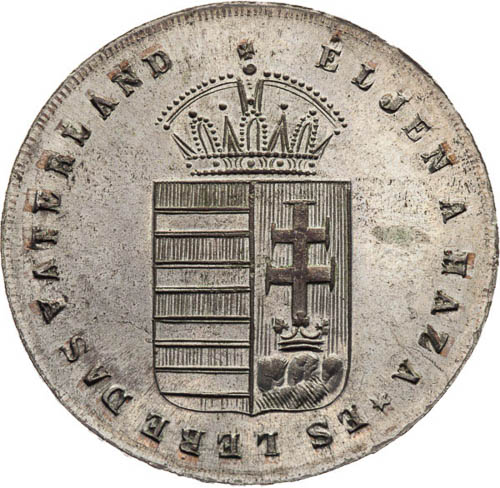 Medaila 1865 - averz