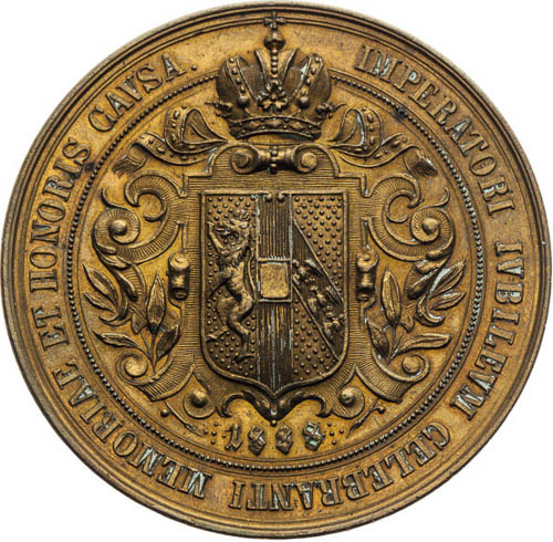 Medaile 1888 - revers