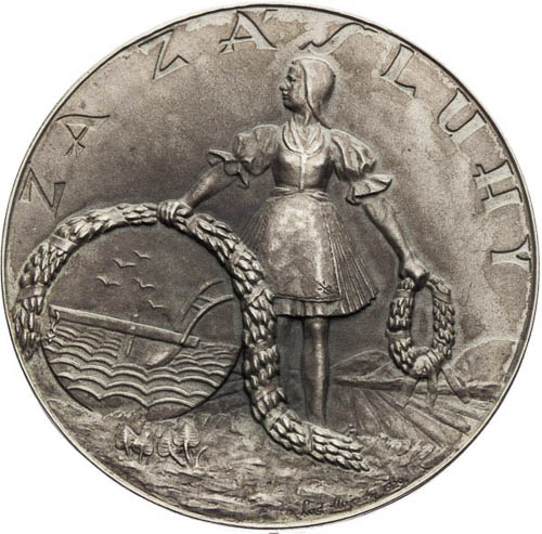 Medaile 1929 - revers