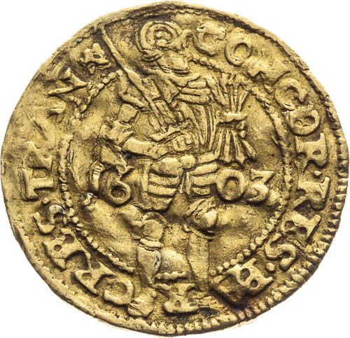 Dukát 1603 - averz
