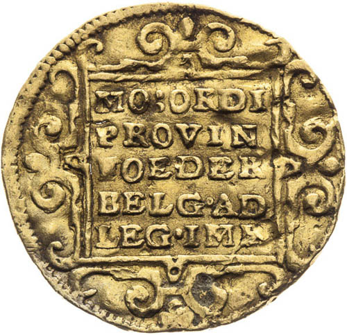 Dukát 1603 - reverz