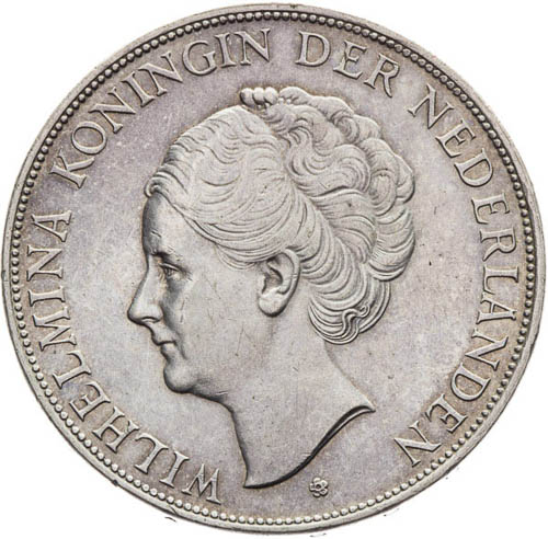 2 1/2 Gulden 1938 - averz