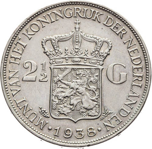 2 1/2 Gulden 1938 - reverz