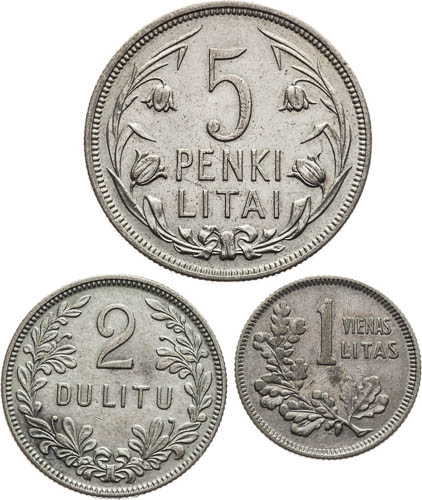 Mince 1925 (3 ks) - avers