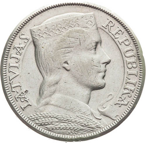 5 Lati 1931 - avers