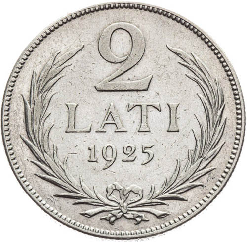 2 Lati 1925 - revers