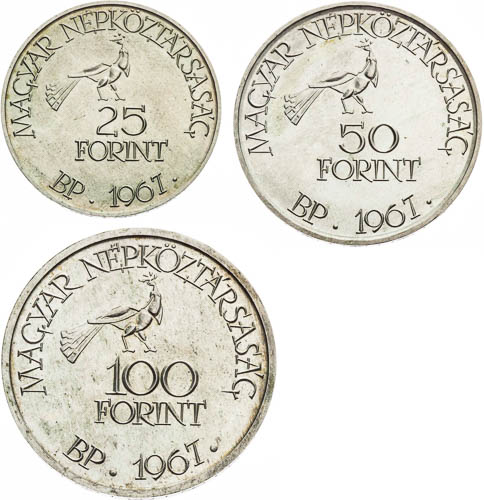 Forinty 1967 (3 ks) - avers