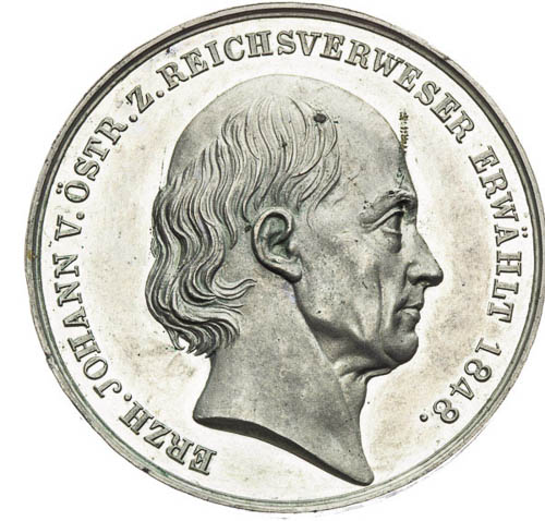 Medaila 1848 - averz