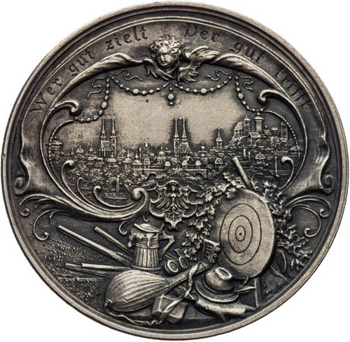 Medaila 1897 - reverz
