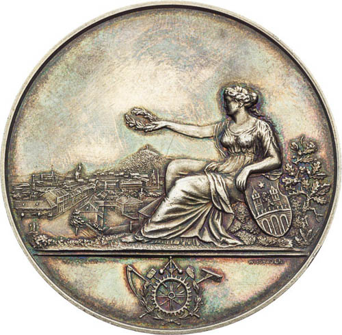 Medaila 1898 - averz