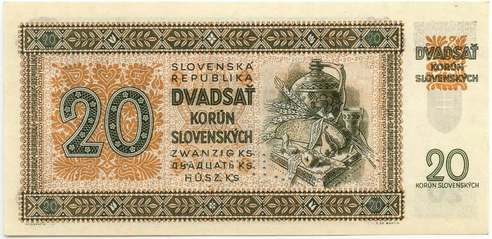 20 Ks 1942 (bankovní vzor, anulát) - revers