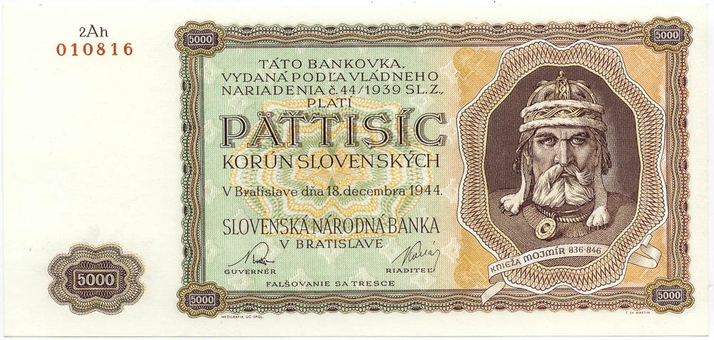 5000 Ks 1944 - avers