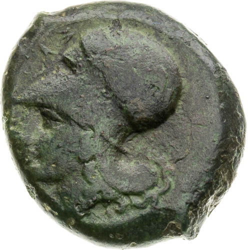 Litra Dionysios I. (375-344 př. Kr.) - averz
