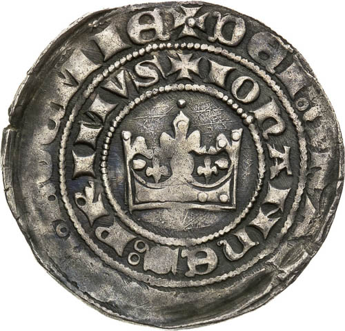 Pražský groš (1310 - 1346) - reverz
