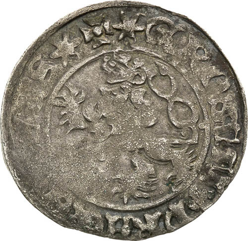 Pražský groš (1477 - 1479) - averz