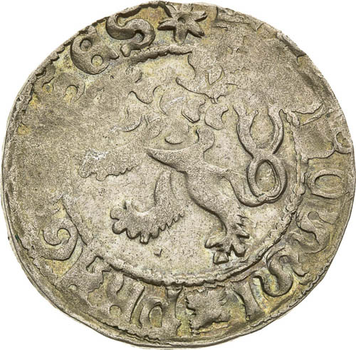 Pražský groš (1477 - 1479) - averz